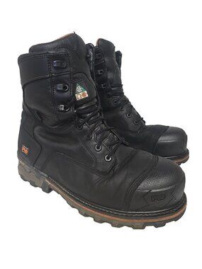 Timberland PRO Men's 8" Boondock Waterproof Work Boots Black 89645 Size 13W